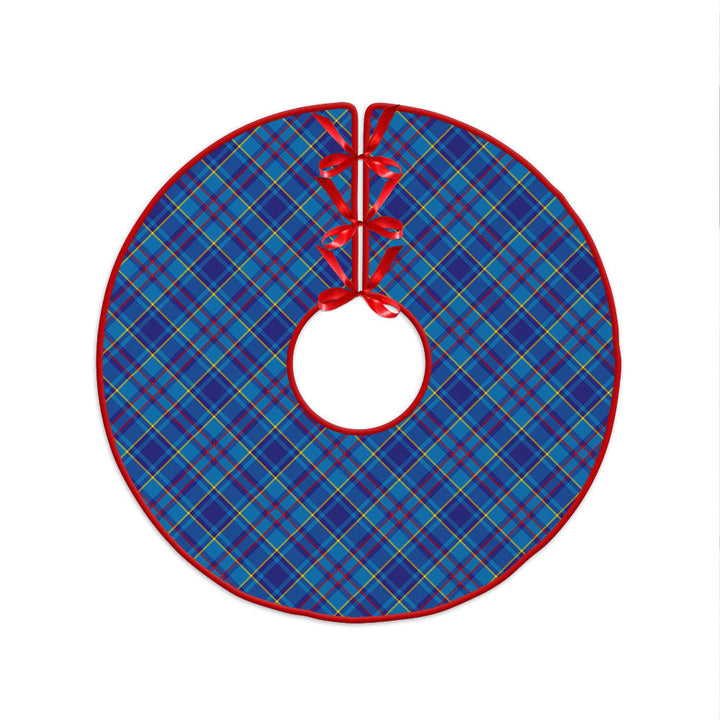 Mercer Modern Clan Badge Tartan Christmas Tree Skirt