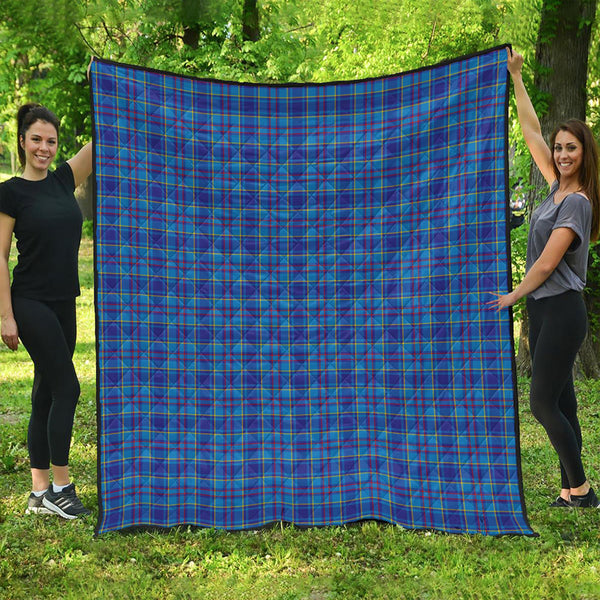 Mercer Modern Clan Badge Tartan Premium Quilt