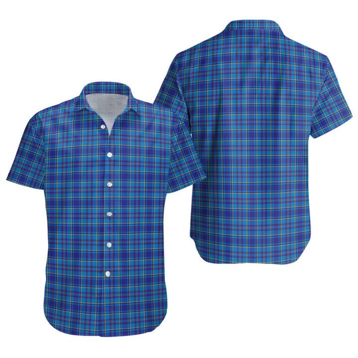 Mercer Modern Clan Badge Tartan Short Sleeve Shirt