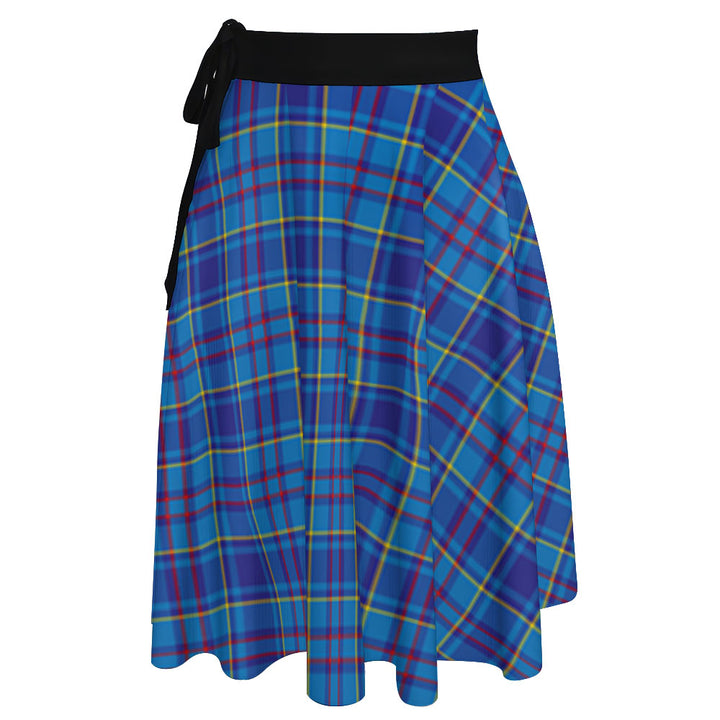 Mercer Modern Tartan Wrap Skirt