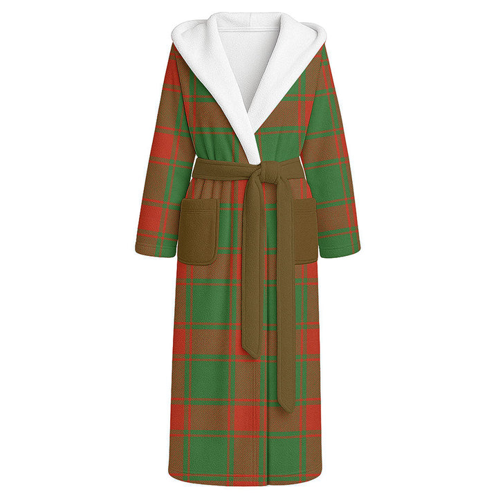 Middleton Modern Clan Badge Tartan Flannel Hooded Bathrobe
