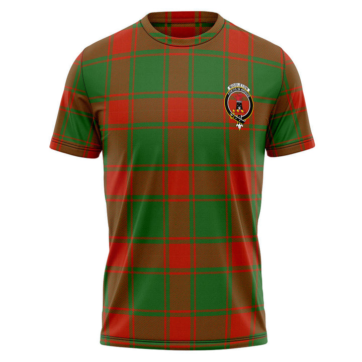 Middleton Modern Clan Badge Tartan T-Shirt