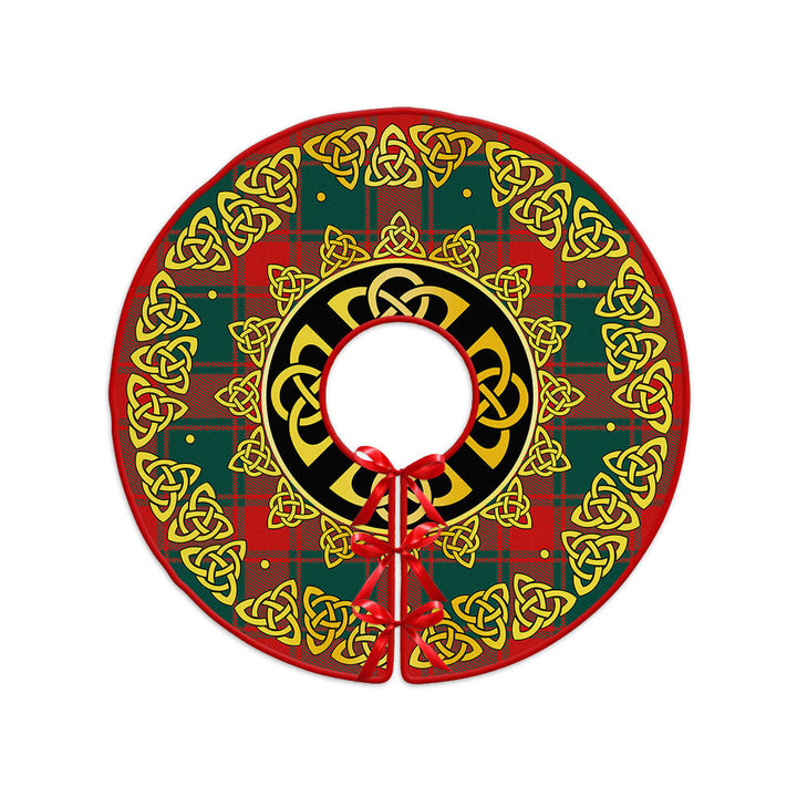 Middleton Weathered Clan Badge Tartan Christmas Tree Skirt Golden Celtic Heritage