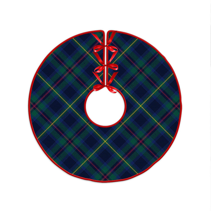 Miller Modern Clan Badge Tartan Christmas Tree Skirt