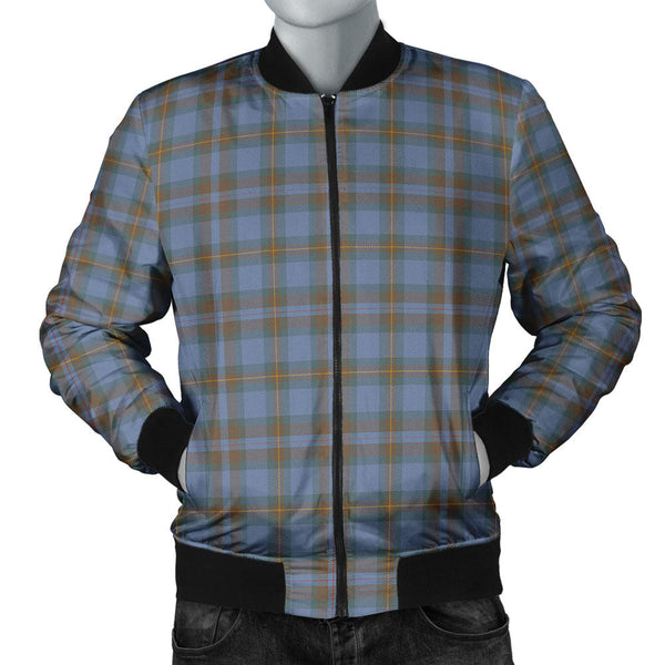Miller Weathered Clan Badge Tartan Bomber Jacket