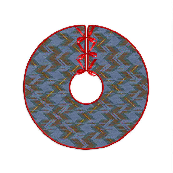 Miller Weathered Clan Badge Tartan Christmas Tree Skirt