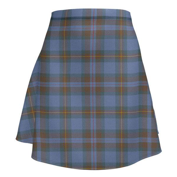 Miller Weathered Clan Badge Tartan Flared Skirt