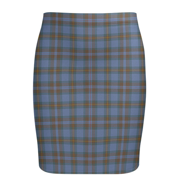 Miller Weathered Tartan Fitted Skirt