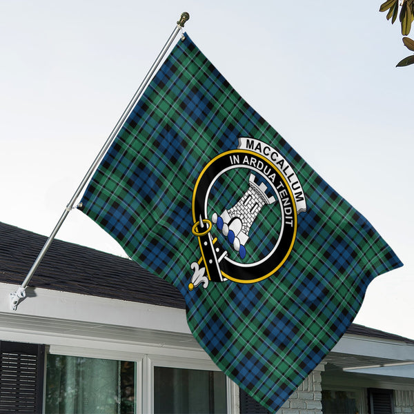 MacCallum Ancient Clan Badge Tartan House Flag