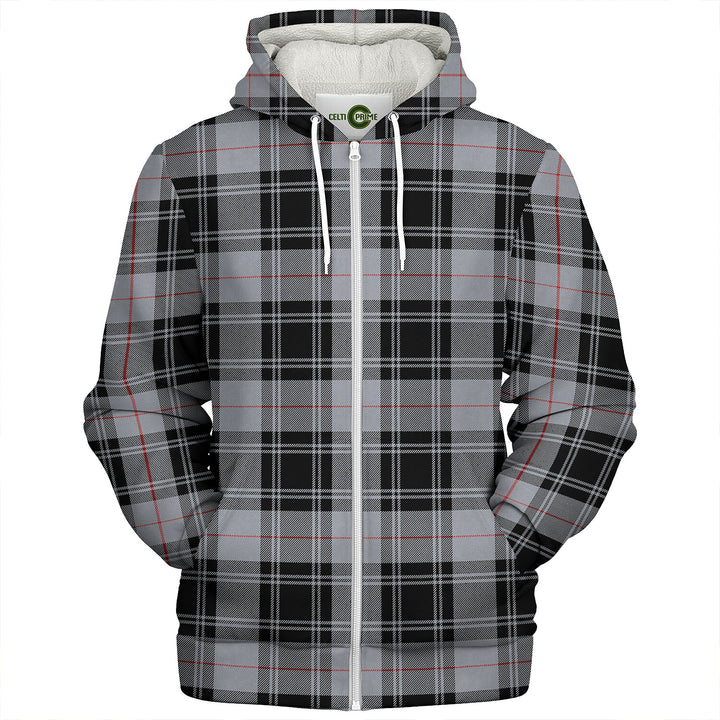 Moffat Modern Clan Badge Tartan Sherpa Hoodie