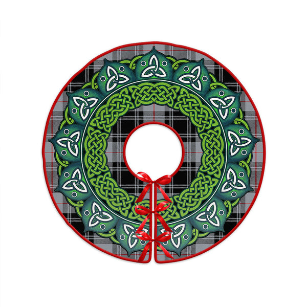 Moffat Modern Clan Badge Tartan Christmas Tree Skirt Heritage Holiday Decor