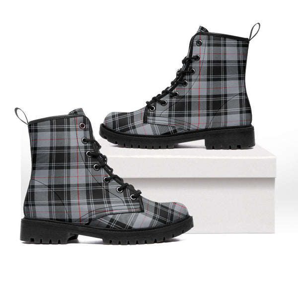 Moffat Modern Clan Badge Tartan Leather Boots