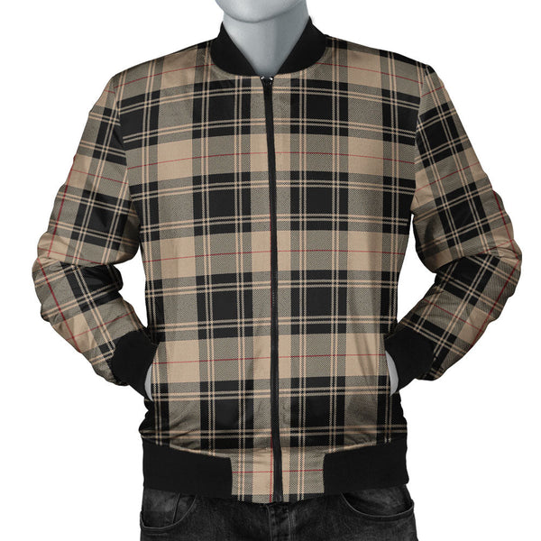 Moffat Weathered Clan Badge Tartan Bomber Jacket