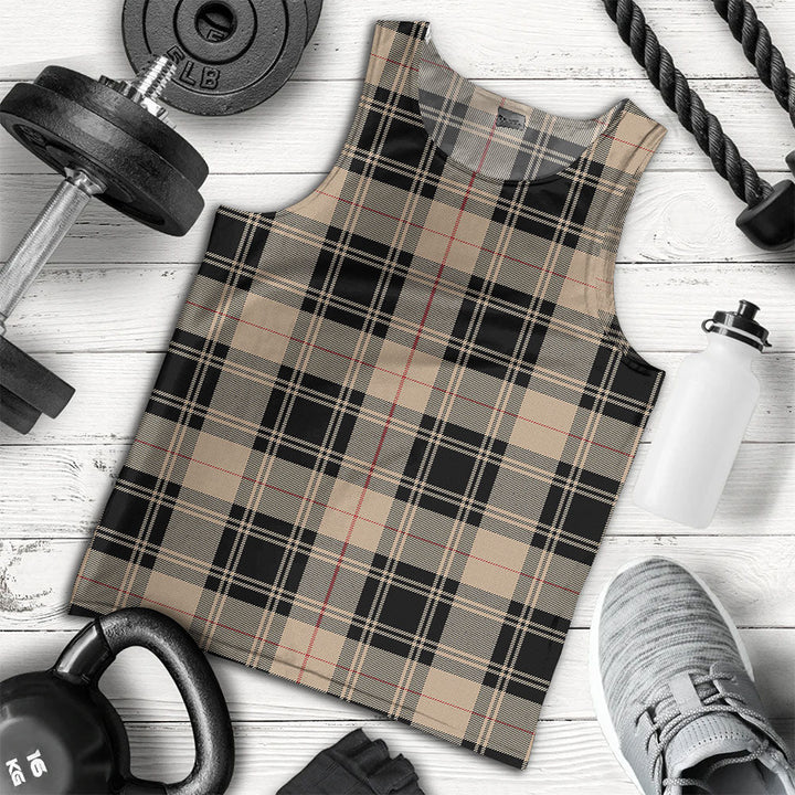 Moffat Weathered Clan Badge Tartan Men Tank Top