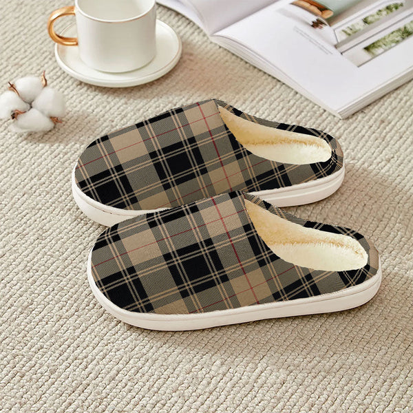 Moffat Weathered Clan Badge Tartan Plush Slipper