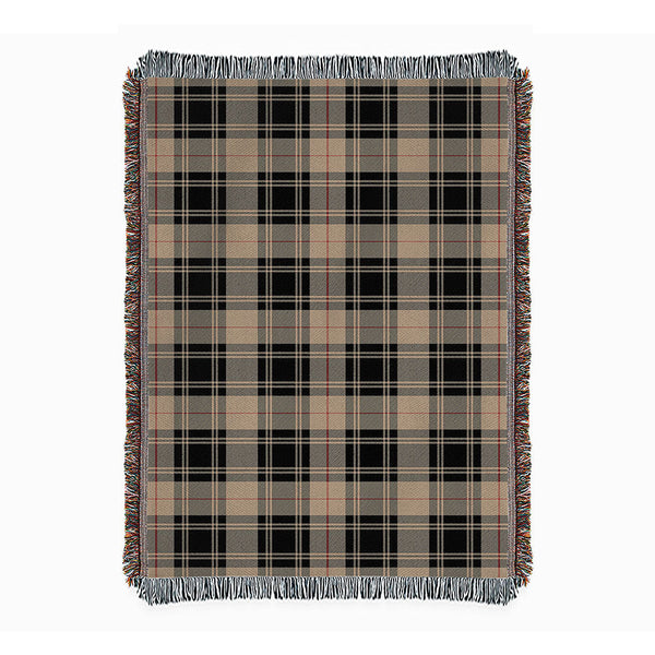 Moffat Weathered Clan Badge Tartan Woven Blanket