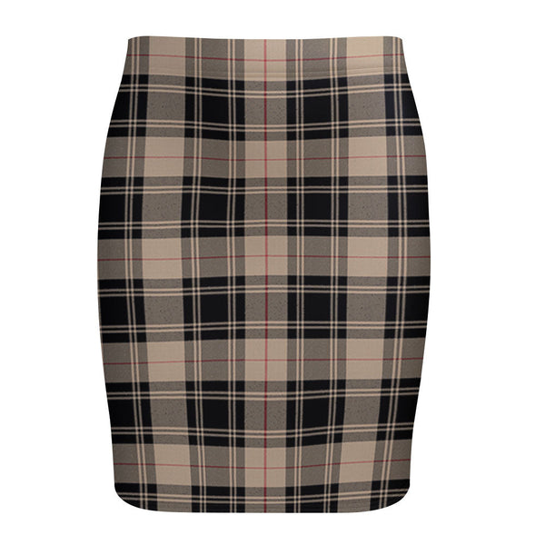 Moffat Weathered Tartan Fitted Skirt