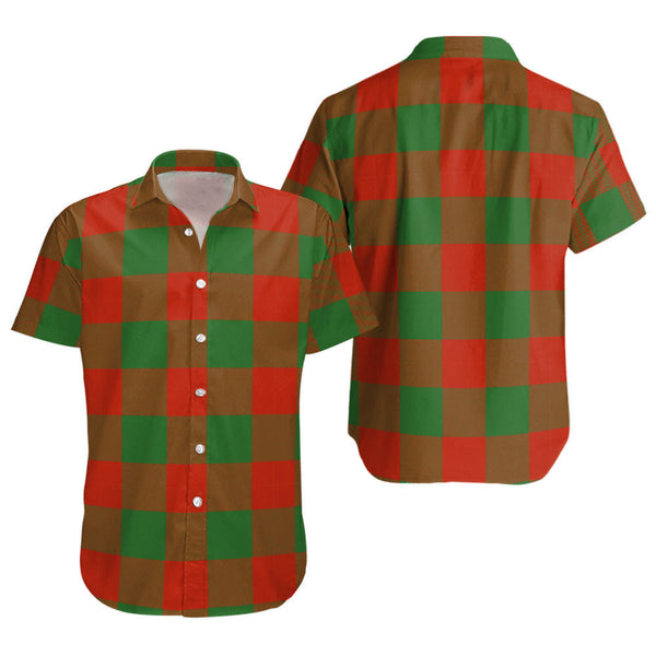 Moncrieffe Ancient Clan Badge Tartan Short Sleeve Shirt