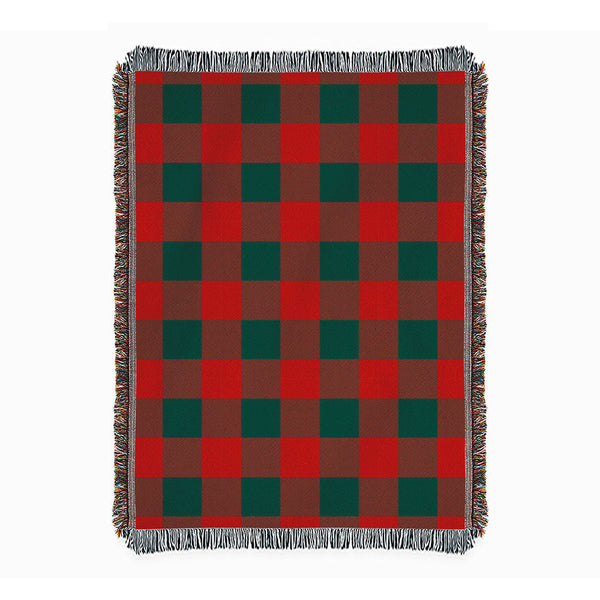Moncrieffe Modern Clan Badge Tartan Woven Blanket