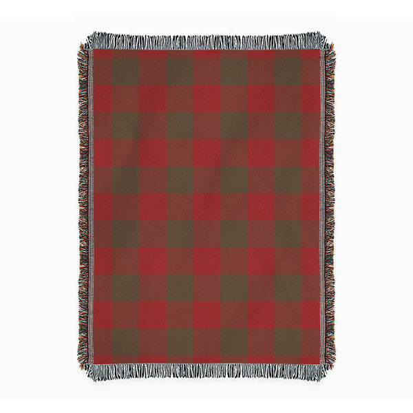 Moncrieffe Weathered Clan Badge Tartan Woven Blanket