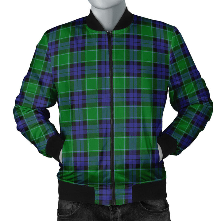 Monteith Clan Badge Tartan Bomber Jacket