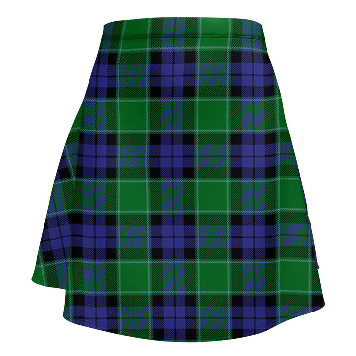 Monteith Clan Badge Tartan Flared Skirt