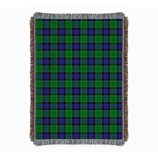 Monteith Clan Badge Tartan Woven Blanket