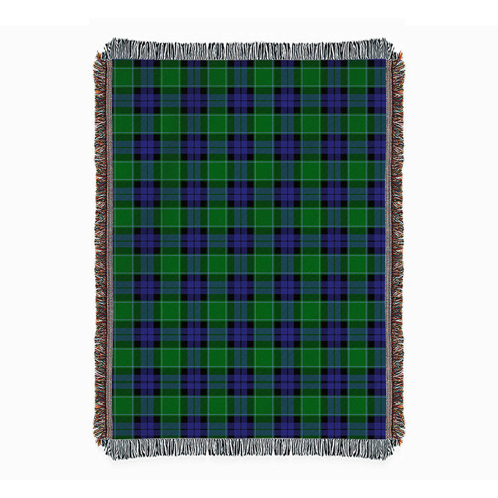 Monteith Clan Badge Tartan Woven Blanket
