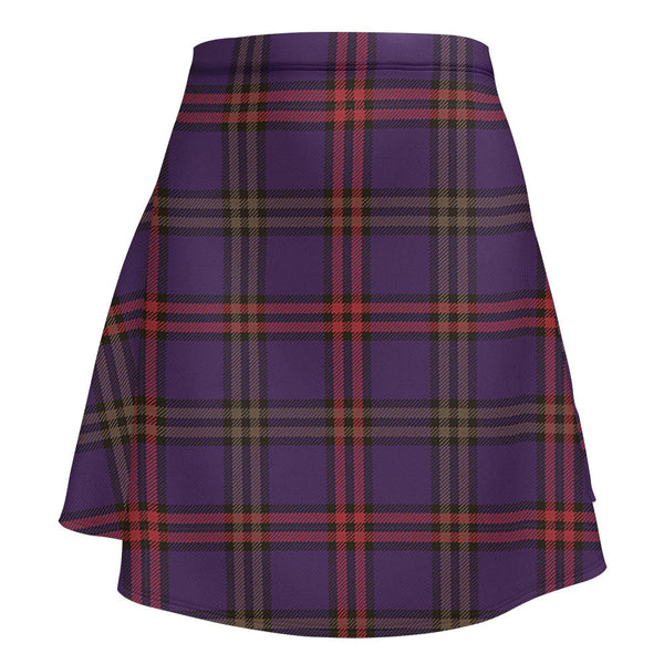 Montgomery Weathered Clan Badge Tartan Flared Skirt