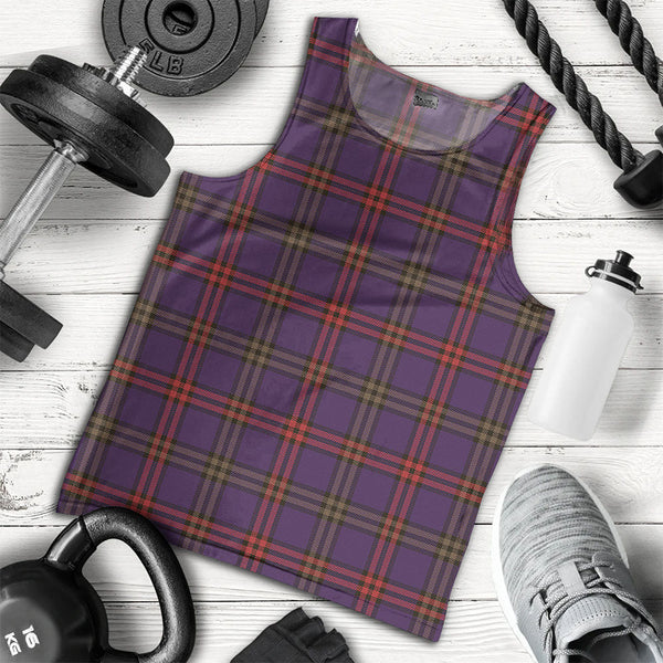 Montgomery Weathered Clan Badge Tartan Men Tank Top