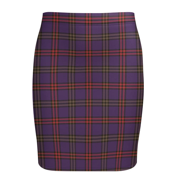 Montgomery Weathered Tartan Fitted Skirt