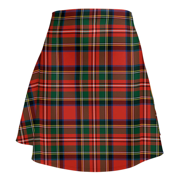 Monypenny Clan Badge Tartan Flared Skirt