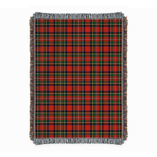 Monypenny Clan Badge Tartan Woven Blanket