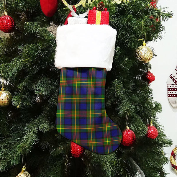 More (Muir) Clan Badge Tartan Christmas Stocking