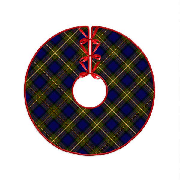 More (Muir) Clan Badge Tartan Christmas Tree Skirt