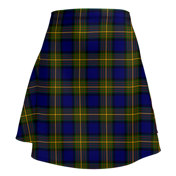 More (Muir) Clan Badge Tartan Flared Skirt