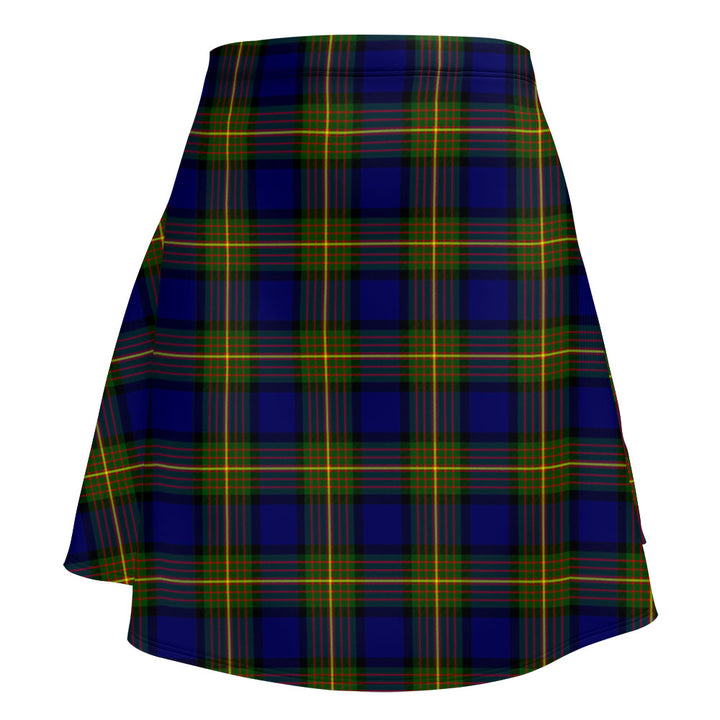 More (Muir) Clan Badge Tartan Flared Skirt