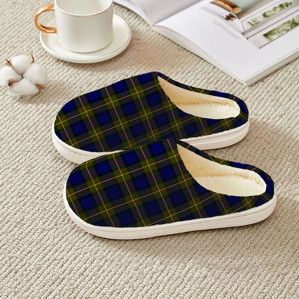 More (Muir) Clan Badge Tartan Plush Slipper