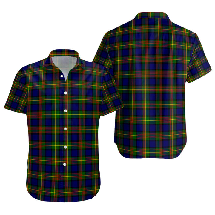 More (Muir) Clan Badge Tartan Short Sleeve Shirt