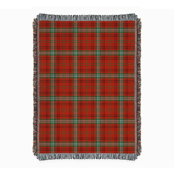 Morrison Ancient Clan Badge Tartan Woven Blanket