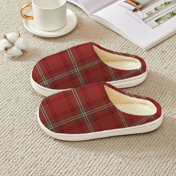 Morrison Weathered Clan Badge Tartan Plush Slipper
