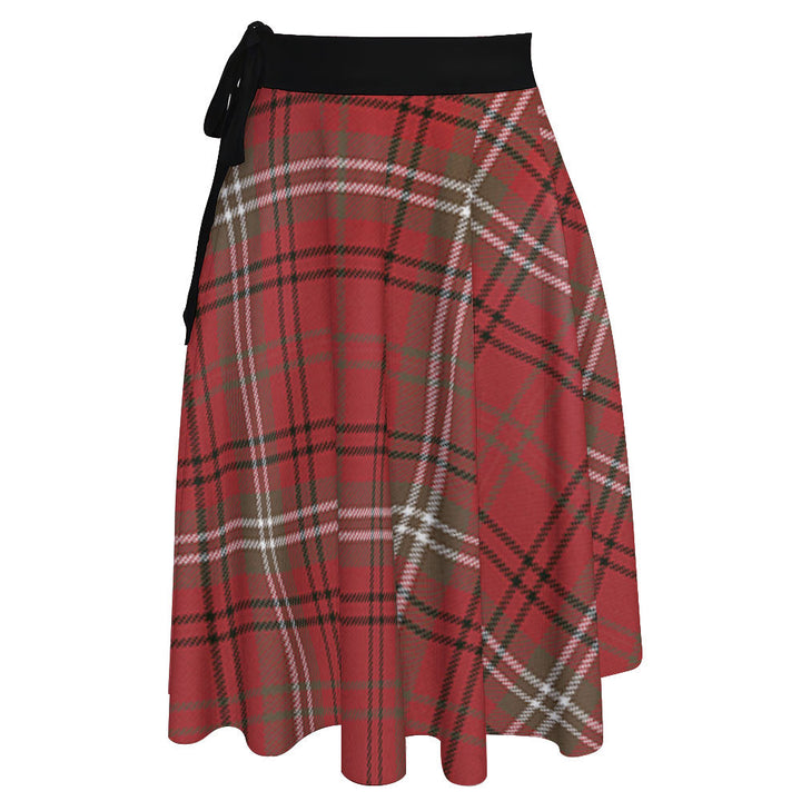 Morrison Weathered Tartan Wrap Skirt
