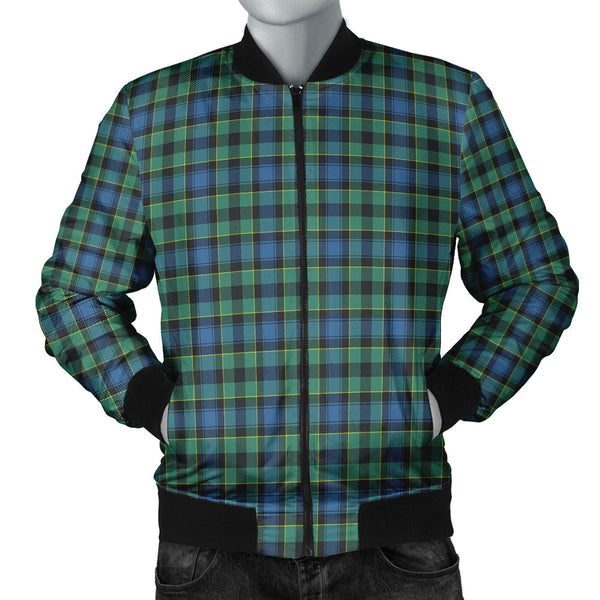 Mouat Clan Badge Tartan Bomber Jacket