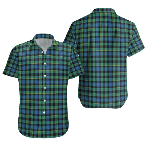Mouat Clan Badge Tartan Short Sleeve Shirt