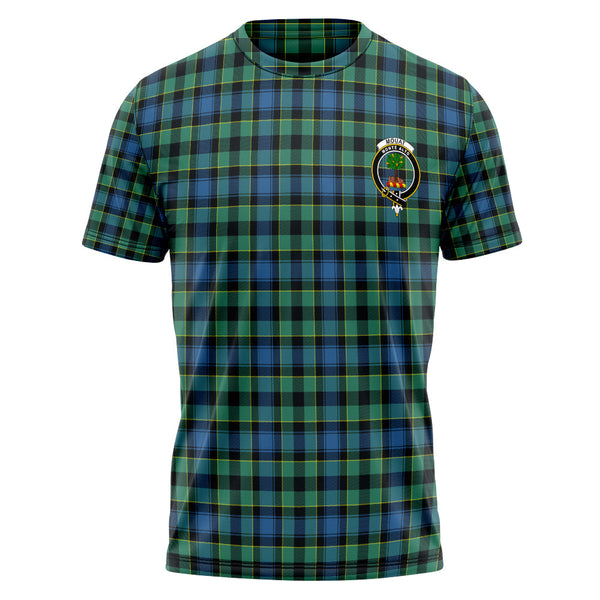 Mouat Clan Badge Tartan T-Shirt