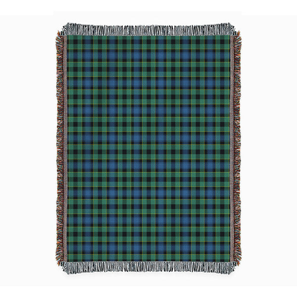 Mouat Clan Badge Tartan Woven Blanket