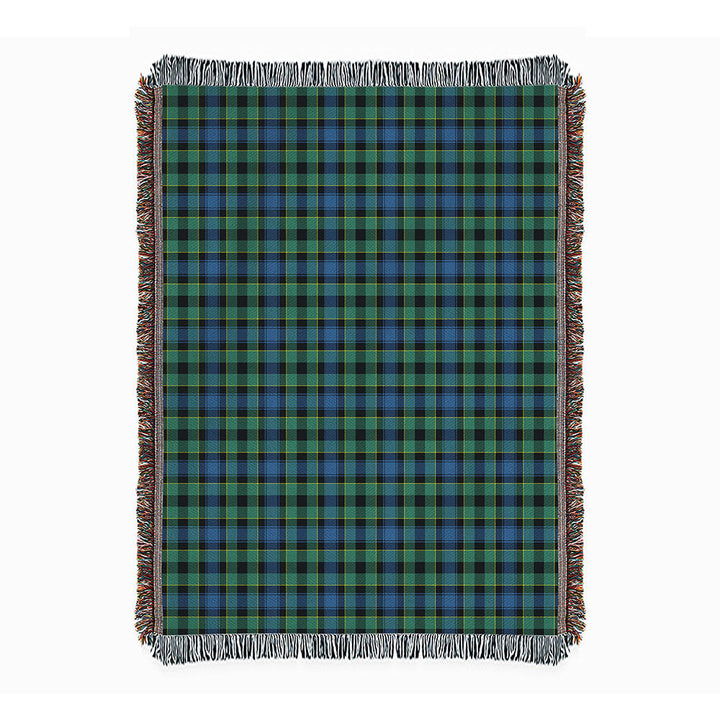Mouat Clan Badge Tartan Woven Blanket