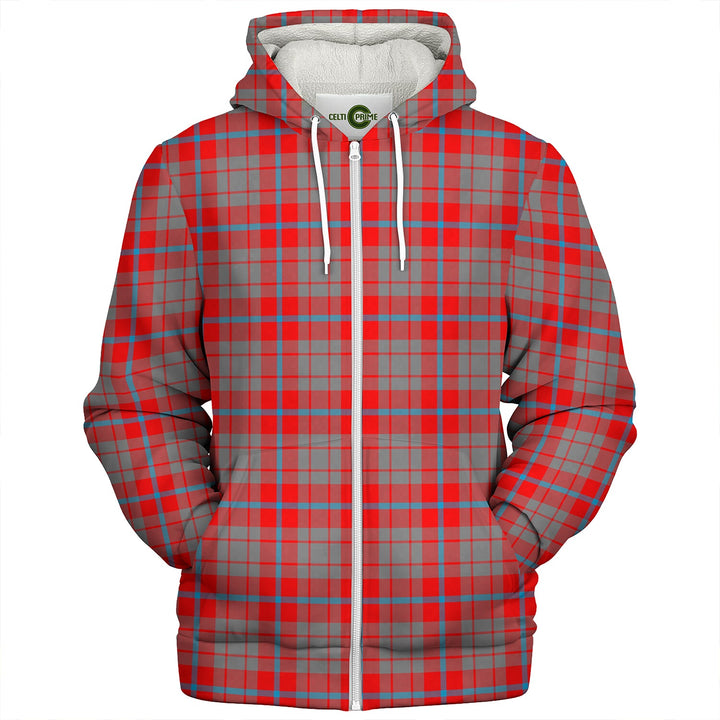 Moubray Clan Badge Tartan Sherpa Hoodie