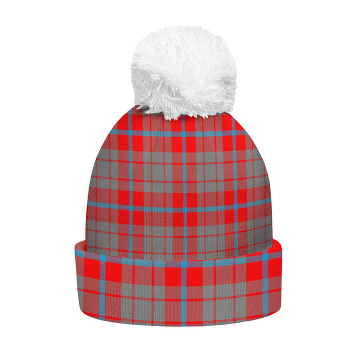 Moubray Clan Badge Tartan Bobble Beanie Hat