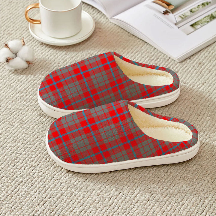 Moubray Clan Badge Tartan Plush Slipper